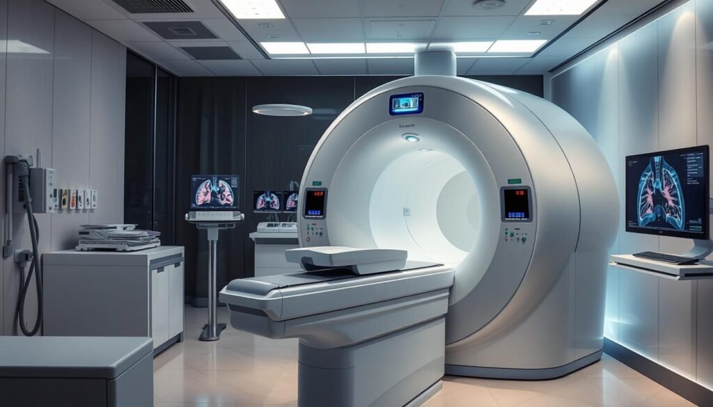MRI of lung cancer