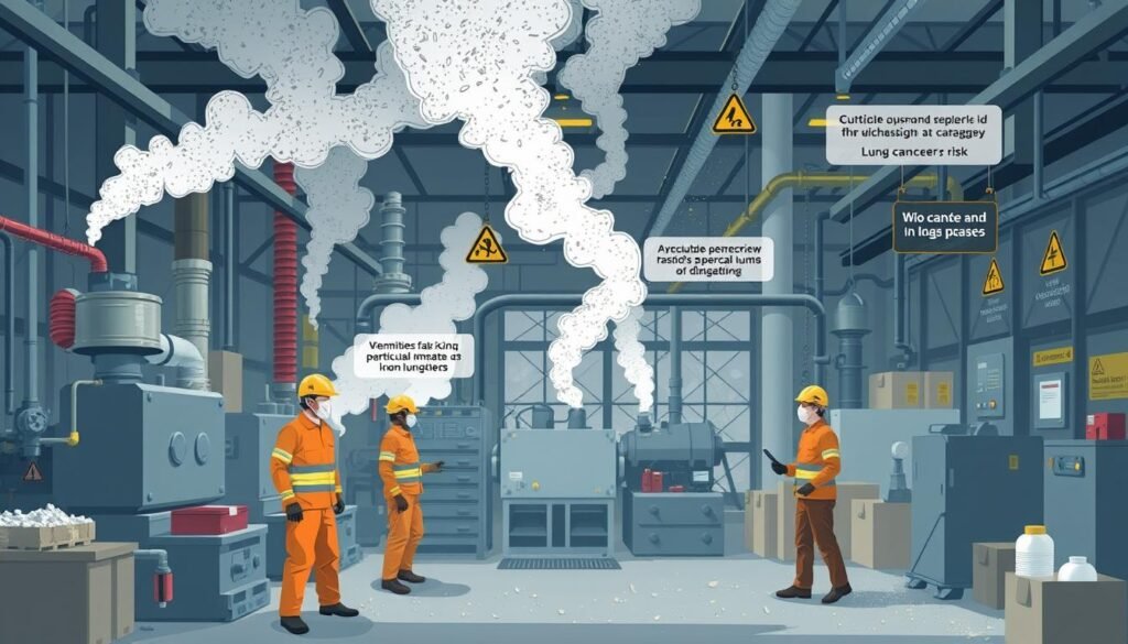 Occupational hazards related to lung cancer risk