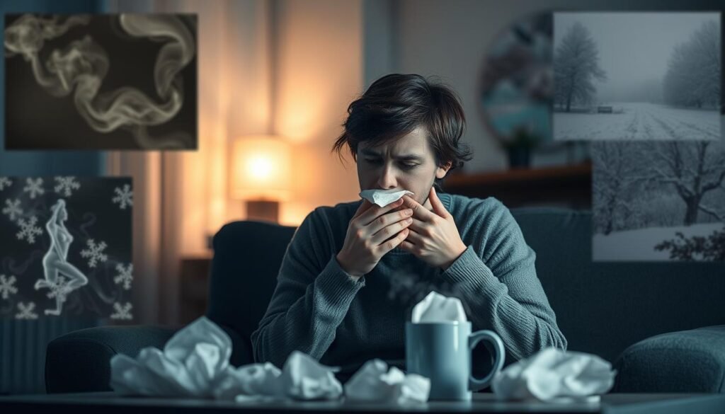 Persistent cough as a symptom