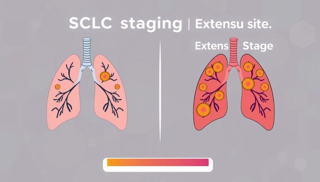 SCLC staging infographic