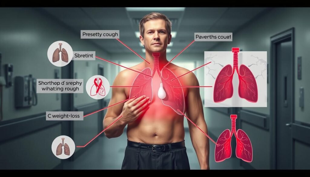 Signs of lung cancer in men