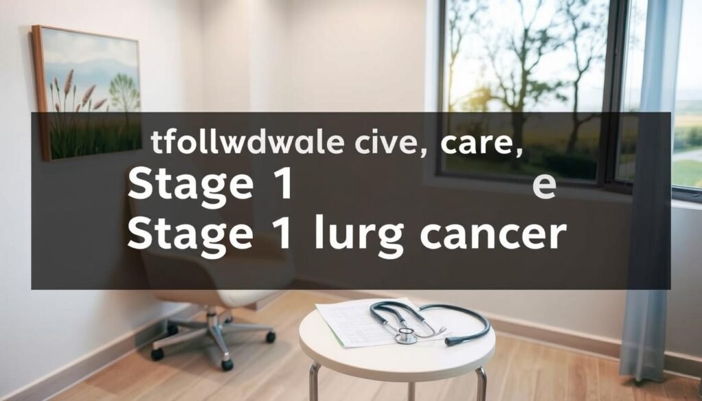 Stage 1 lung cancer follow-up care