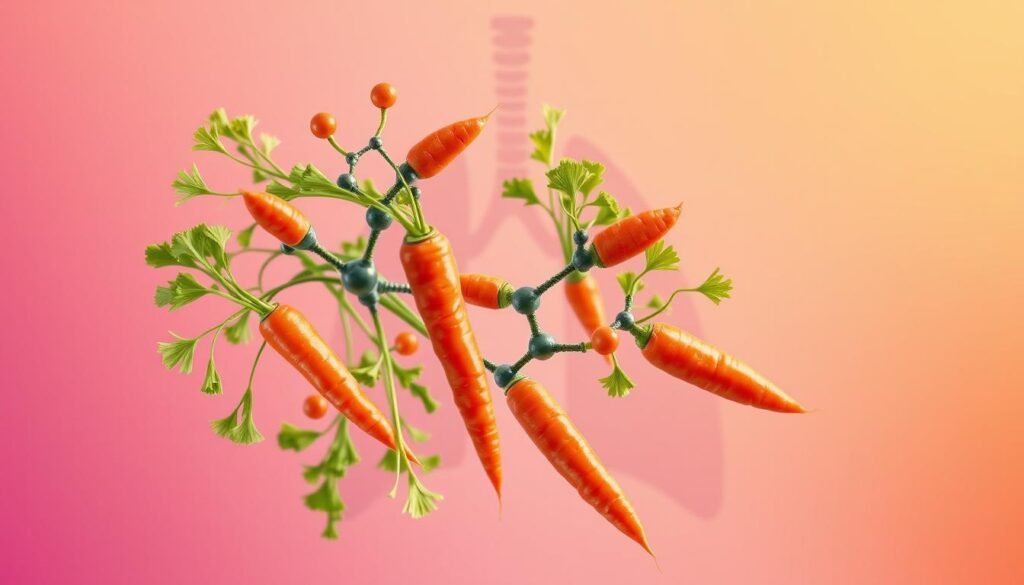 Studies on beta carotene and lung cancer prevention