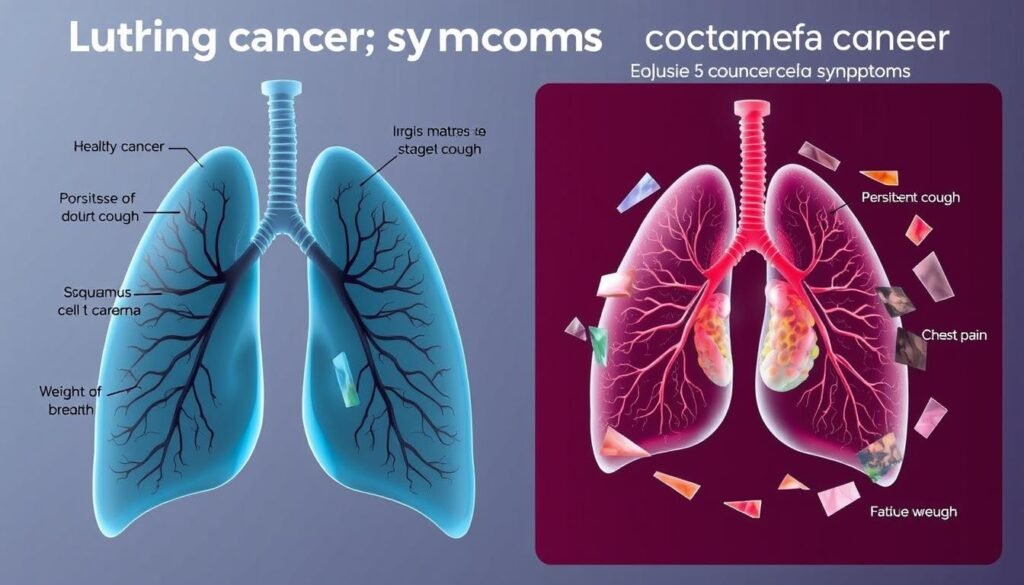 Symptoms of Stage 3 Squamous Cell Carcinoma Lung Cancer