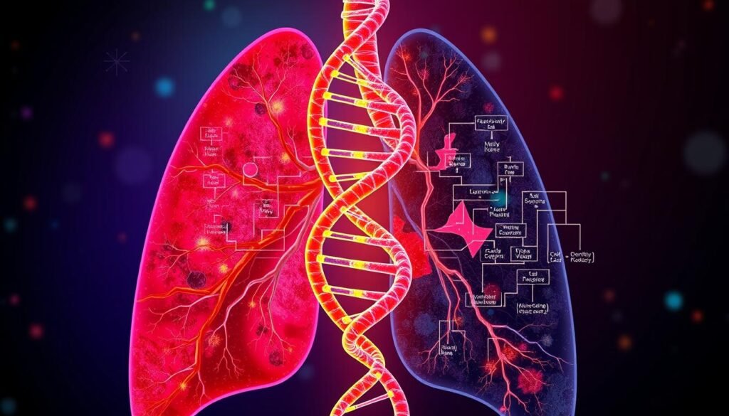 The role of genetic mutations and family history in lung cancer development