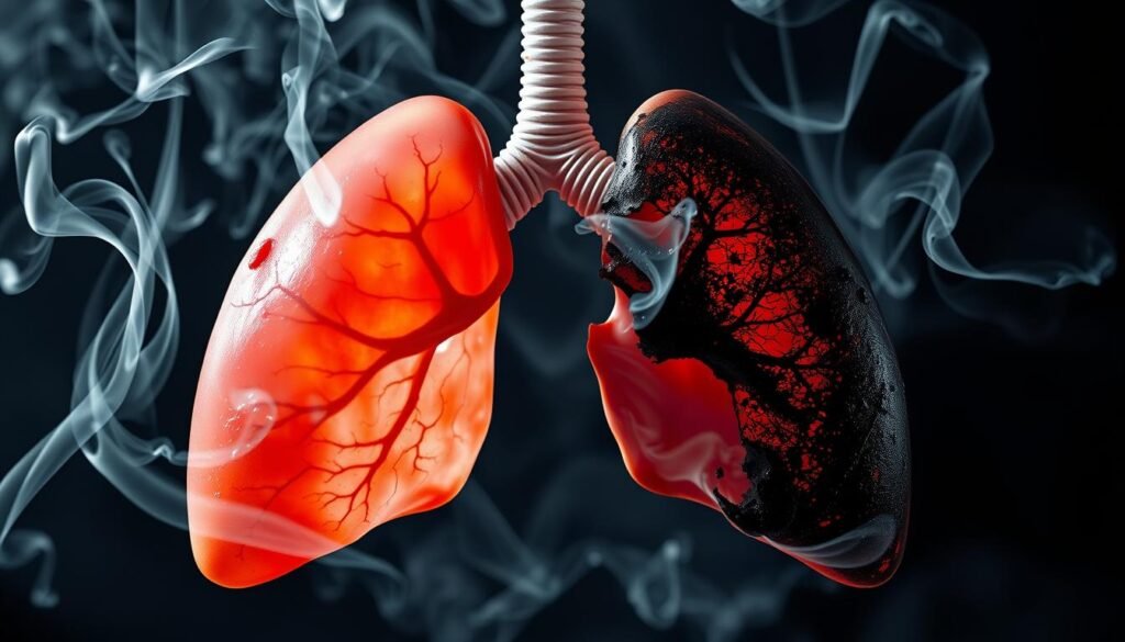 Tobacco smoking as the leading cause of lung cancer
