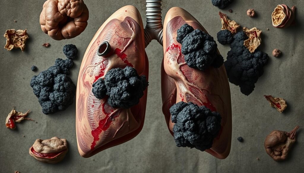 advanced lung cancer complications