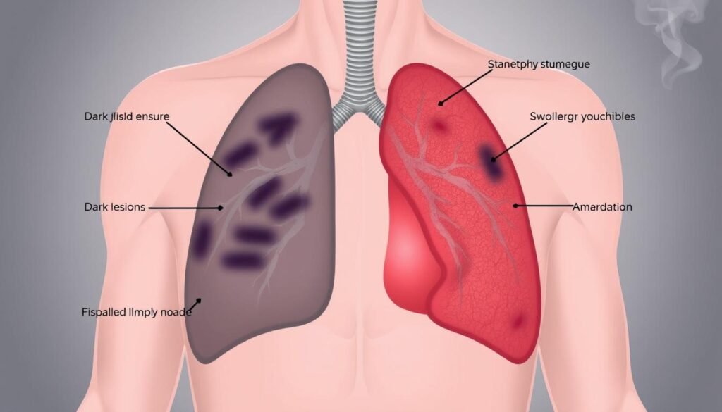 advanced symptoms of lung cancer