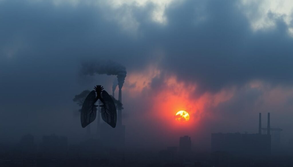 air pollution effects on lung cancer