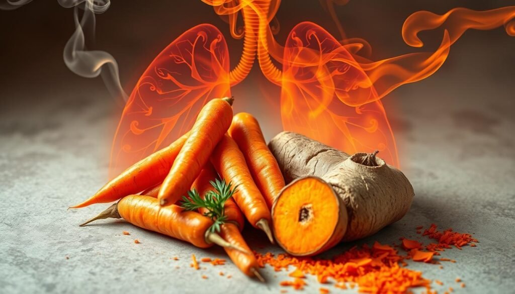 beta carotene lung cancer former smokers