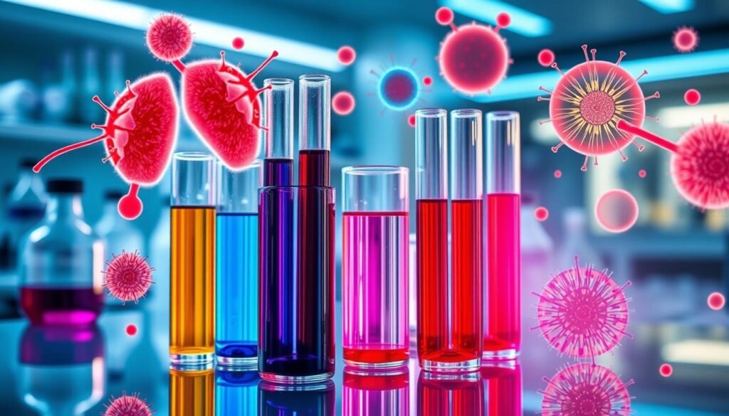 blood test markers in lung cancer research