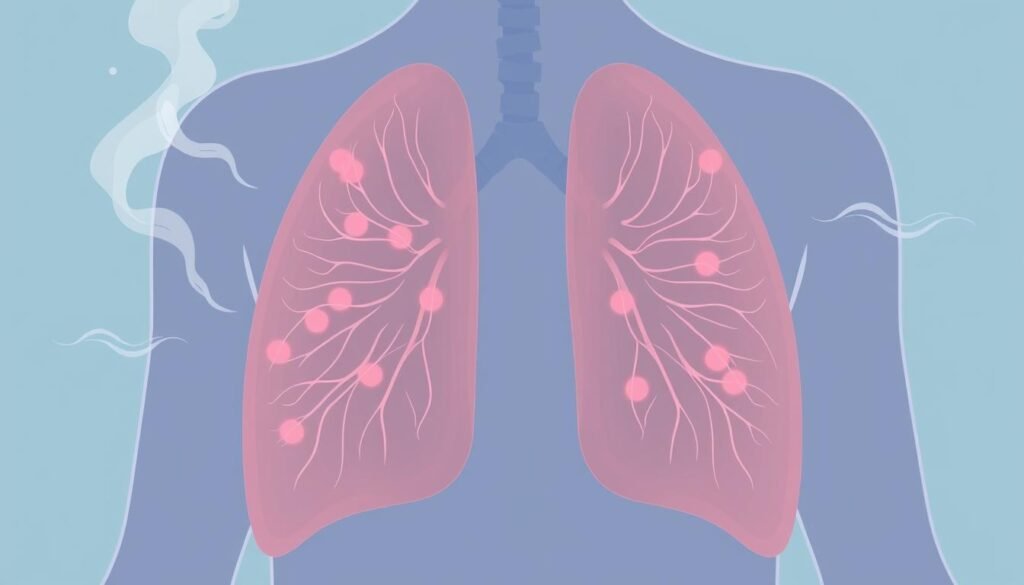 breast cancer metastasis to lung symptoms