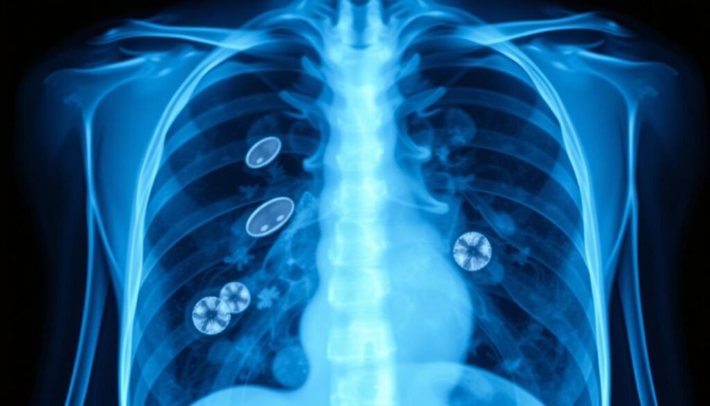 can chest xray show lung cancer