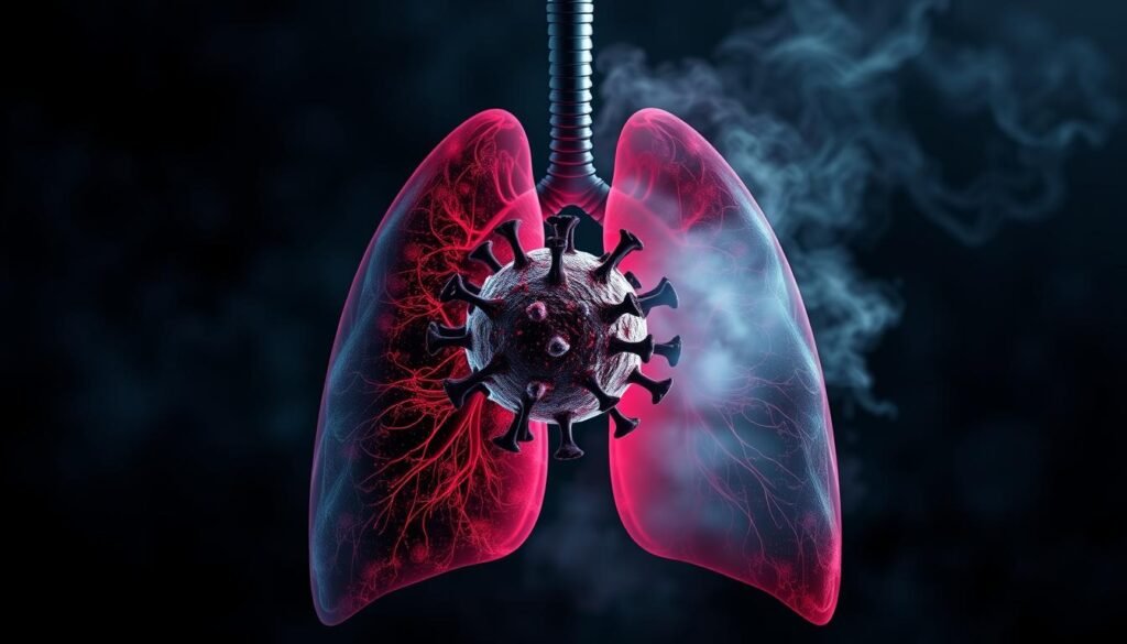 can covid cause lung cancer