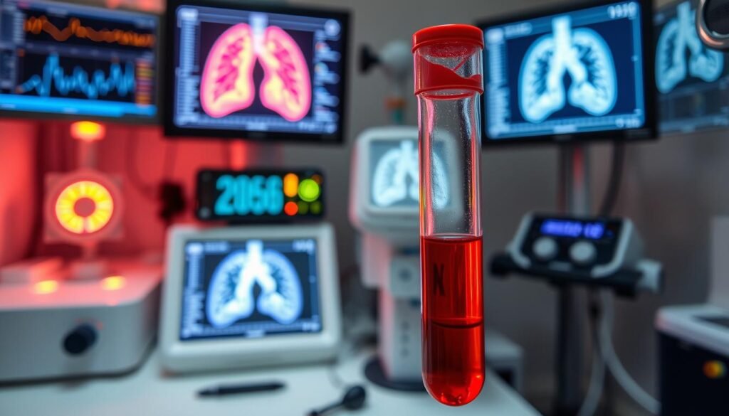 can lung cancer be detected by blood test