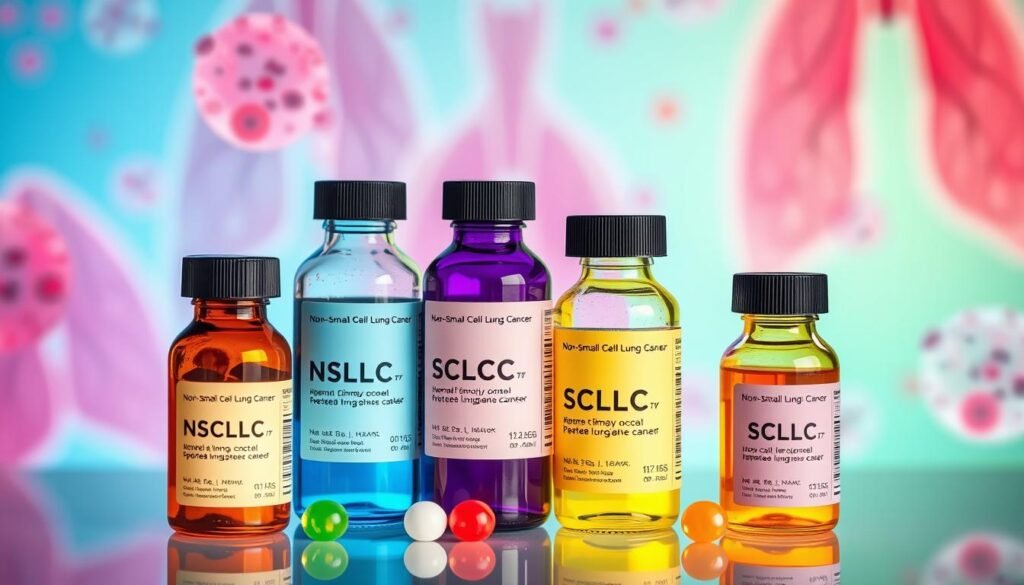 chemotherapy drugs for NSCLC and SCLC