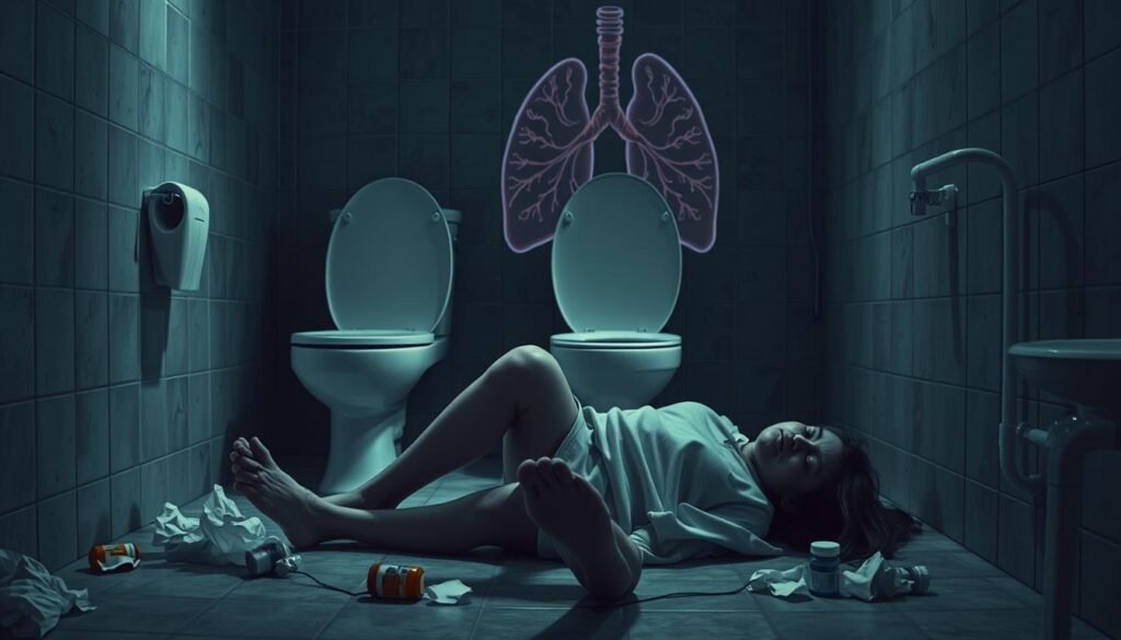 chronic diarrhea and severe symptoms