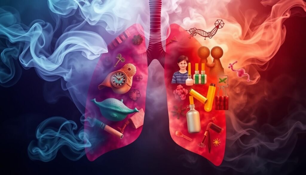 chronic lung disease cancer risk factors