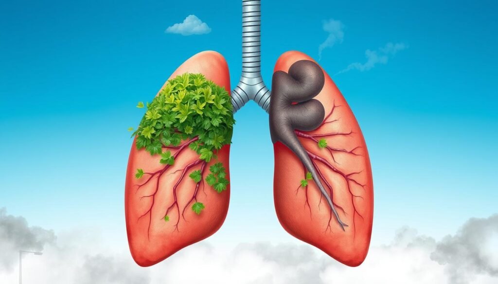 chronic obstructive pulmonary disease and lung health deterioration