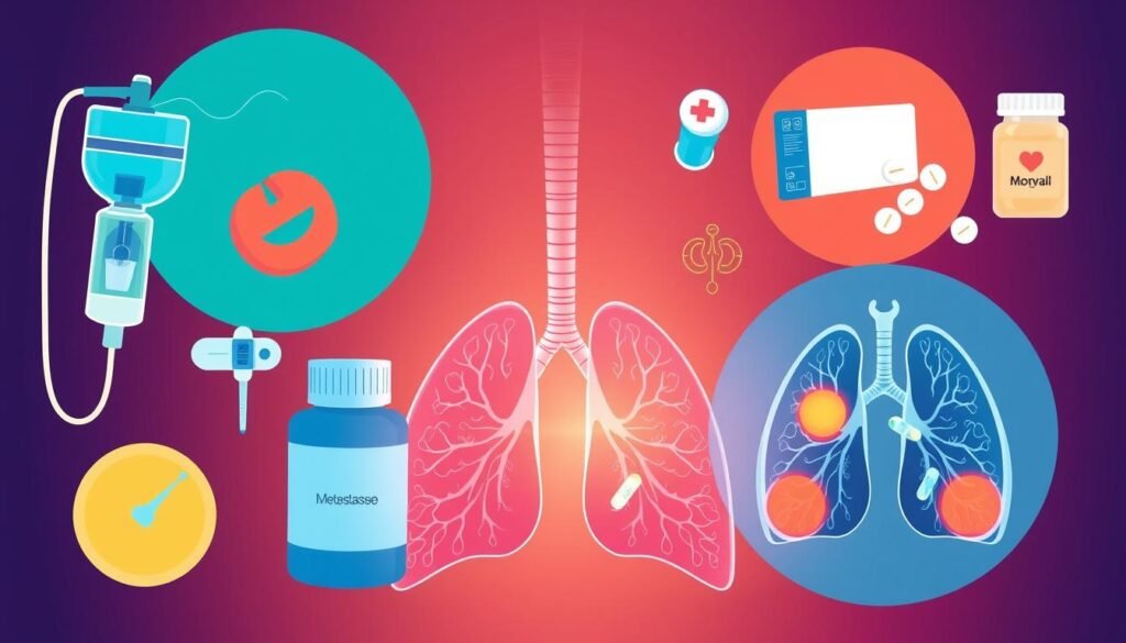 common treatment options for lung metastases