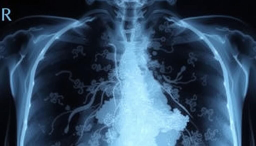 common x-ray findings lung cancer
