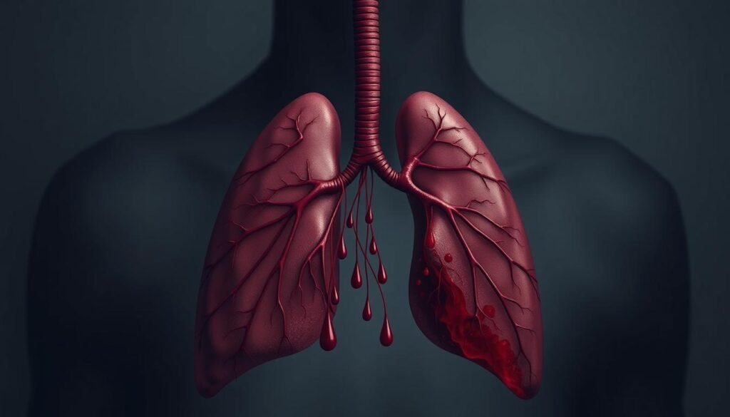connection between lung cancer and nosebleeds