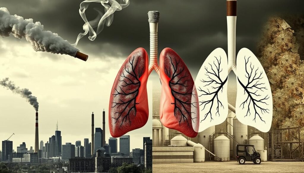 contributing factors lung cancer