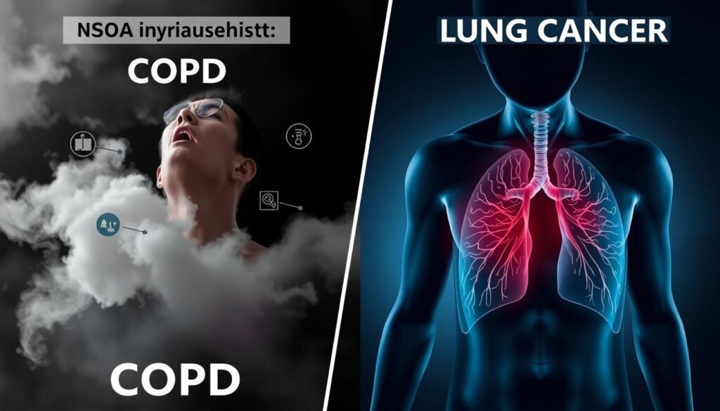 copd vs lung cancer symptoms