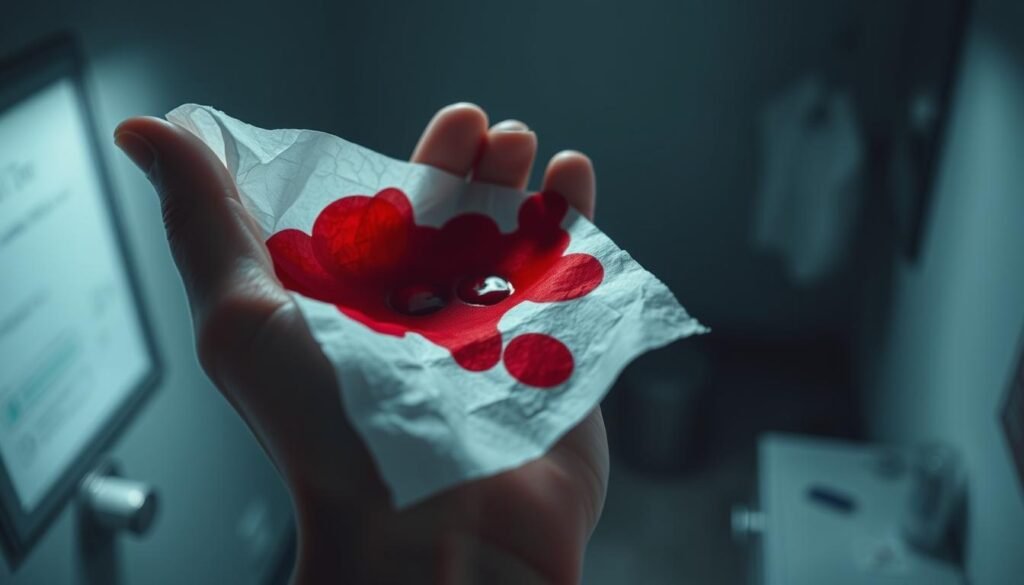 coughing up blood related to lung cancer symptoms