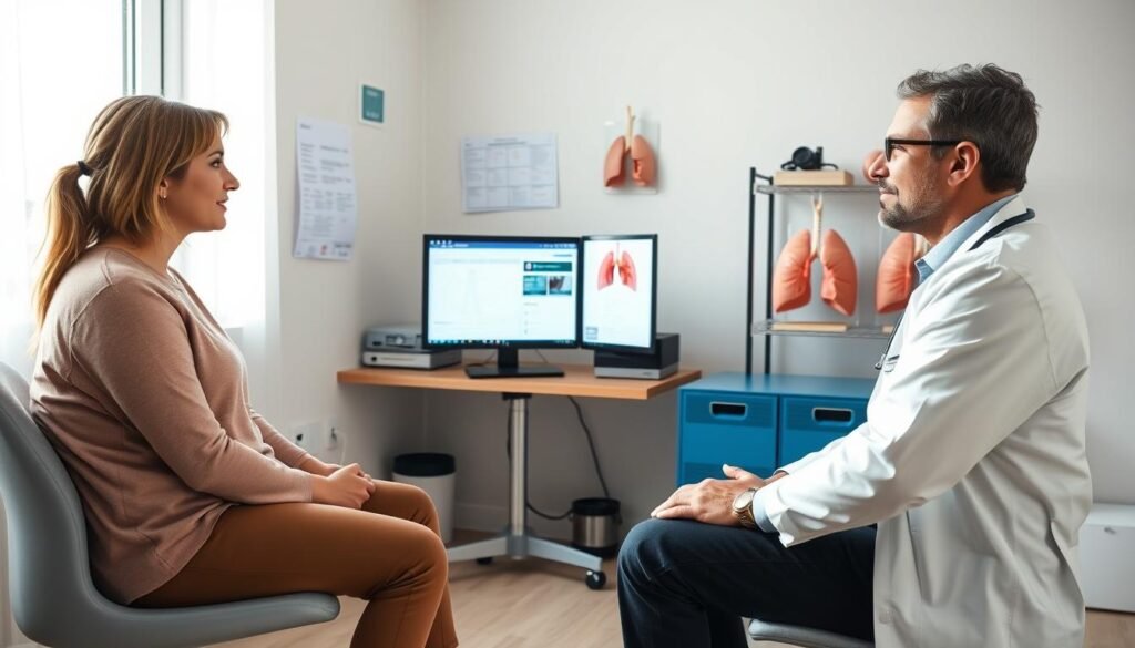 discussing lung cancer screening