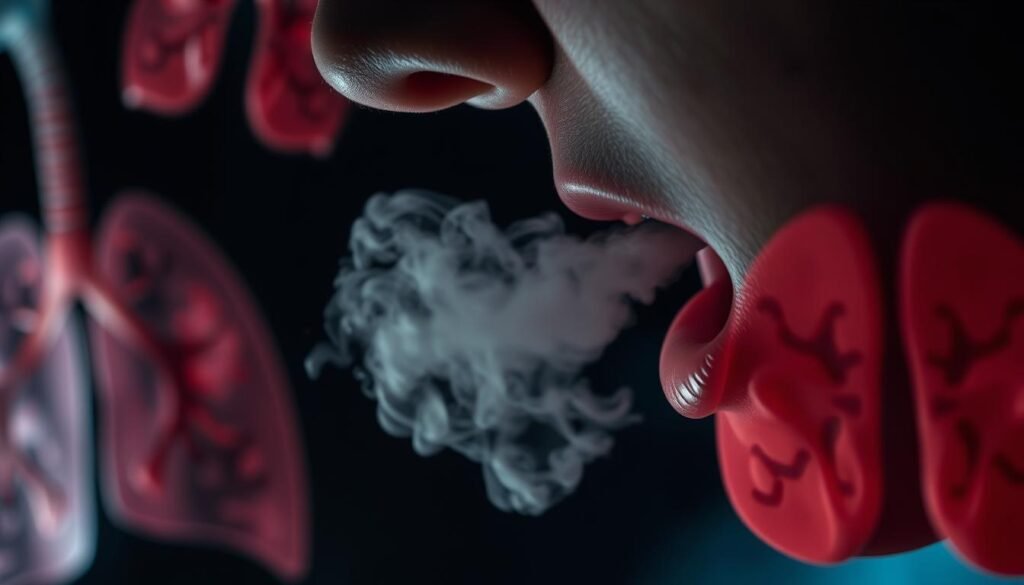 does lung cancer cause bad breath