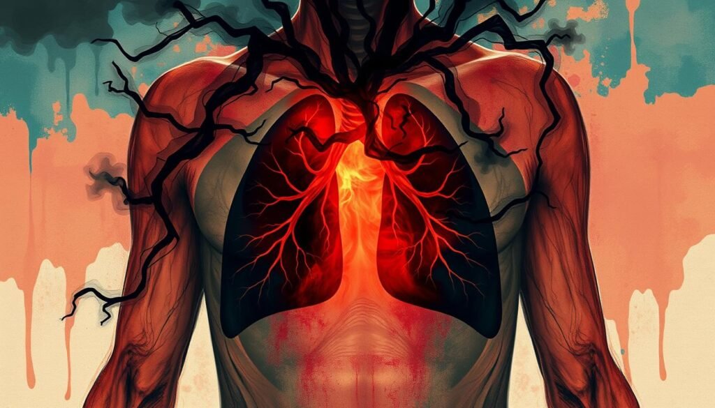 does lung cancer cause chest pain