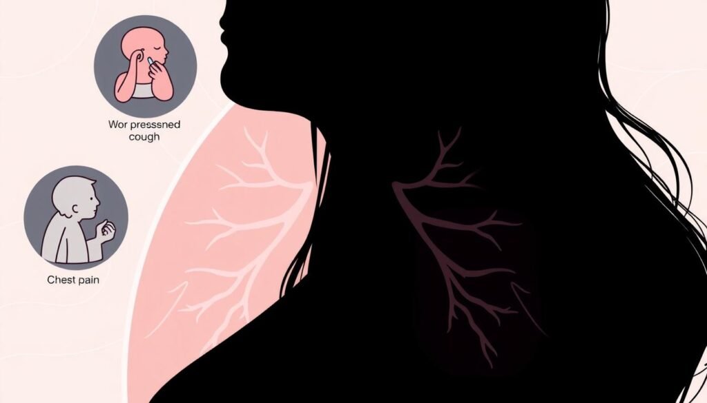 early signs of lung cancer in females
