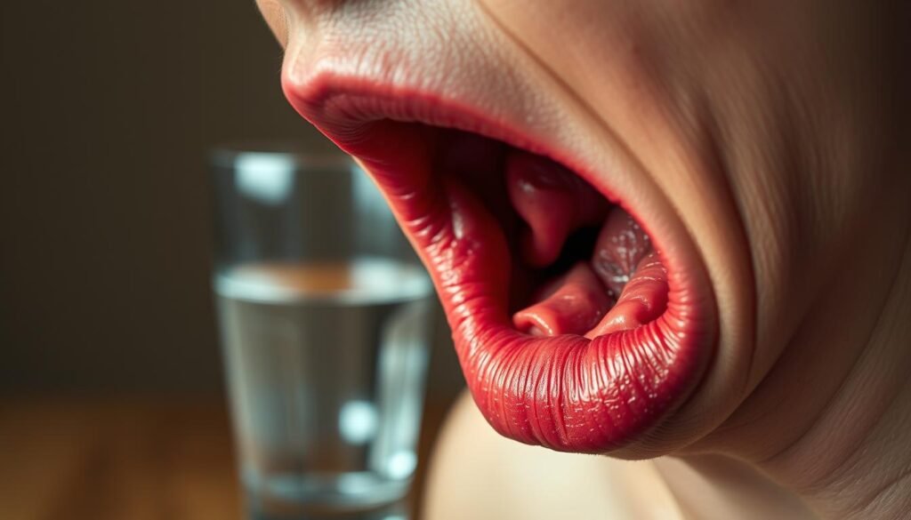 esophagitis related to swallowing difficulties