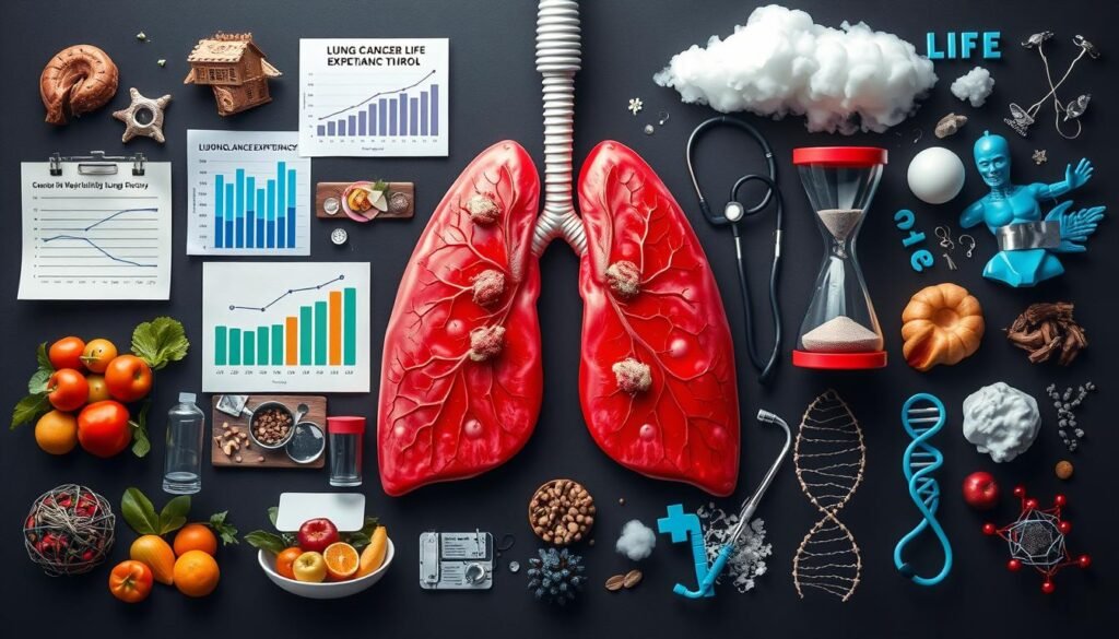 factors affecting lung cancer life expectancy