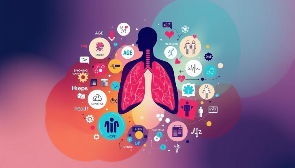factors influencing lung cancer survival