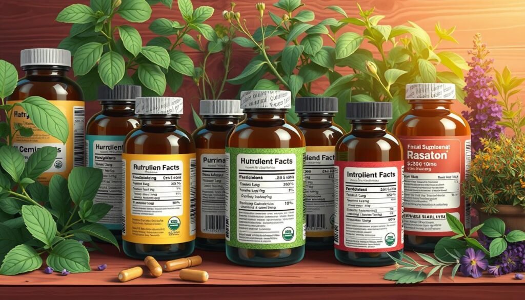 herbal supplement labeling