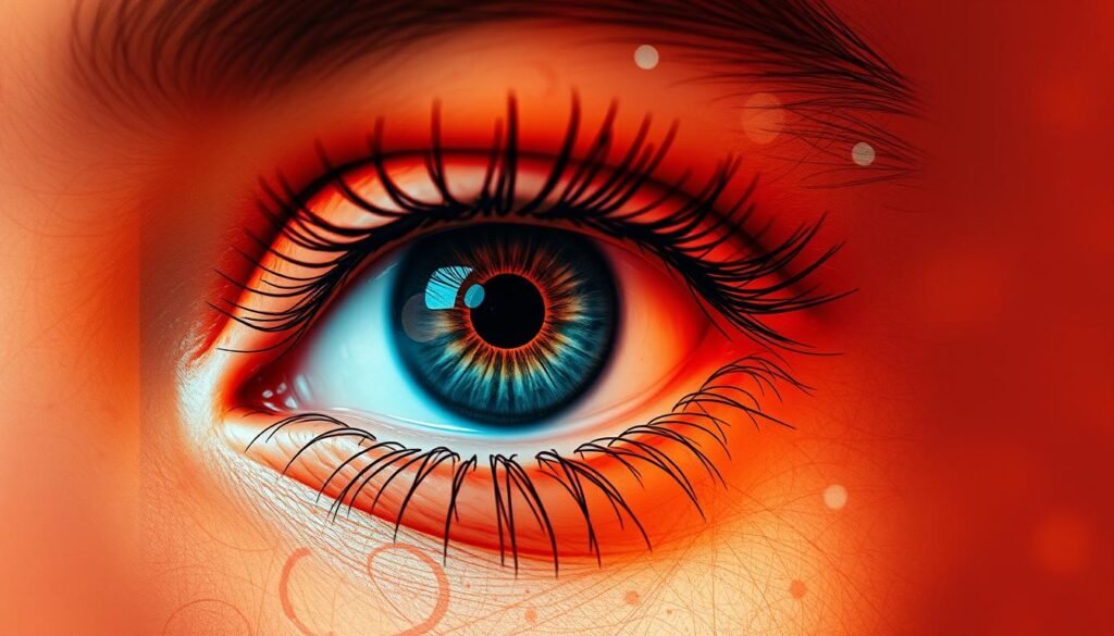 high fever changes in vision symptoms