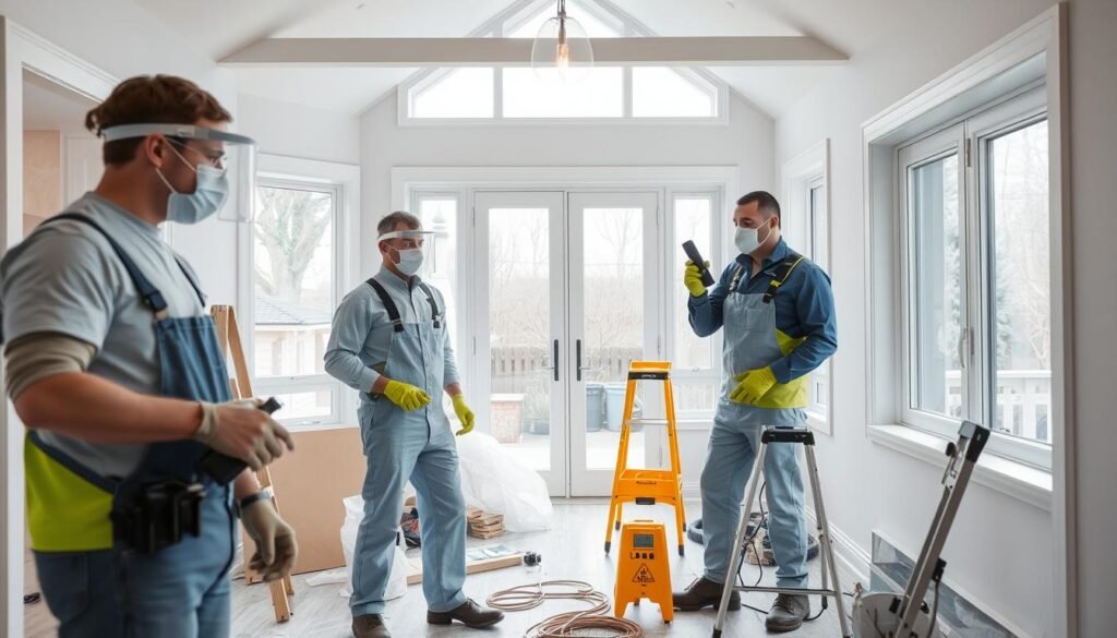home renovation and safety precautions related to radon and asbestos