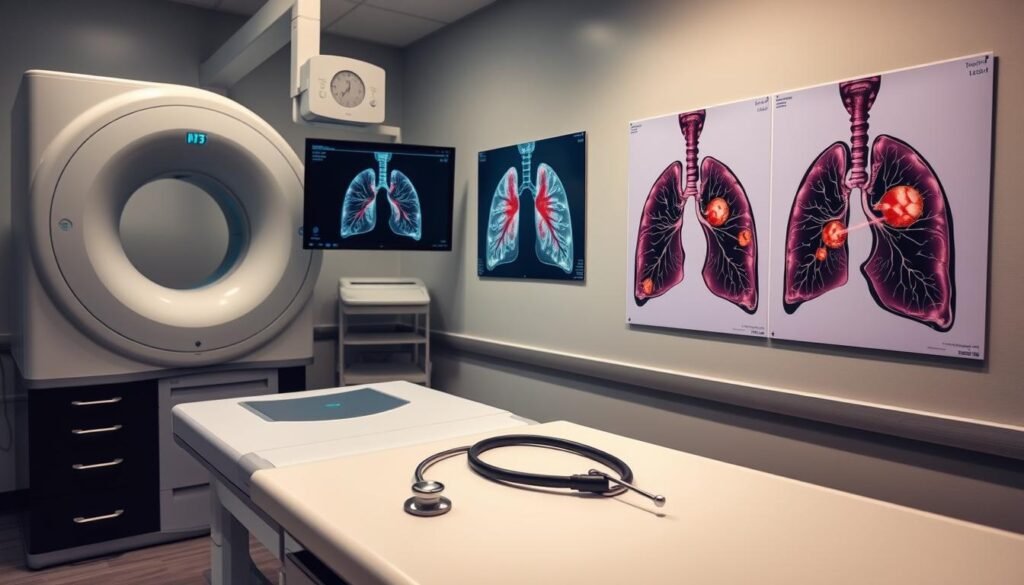 how do doctors check for lung cancer