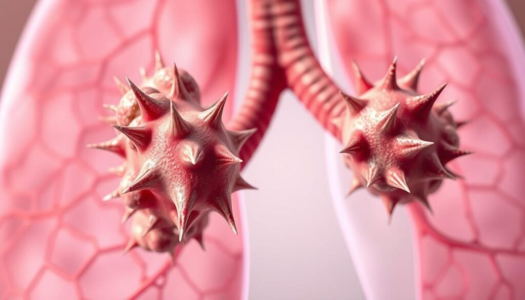 is spiculated lung nodule always cancer