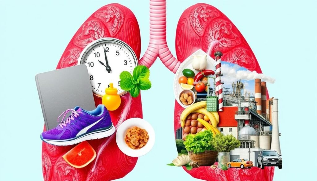 lifestyle factors lung carcinoma