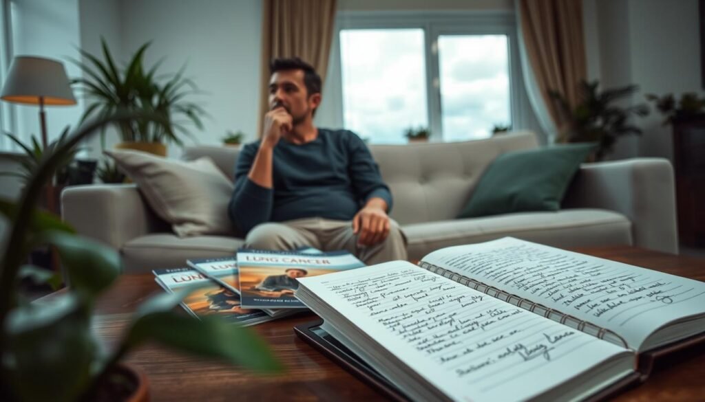 living with lung cancer