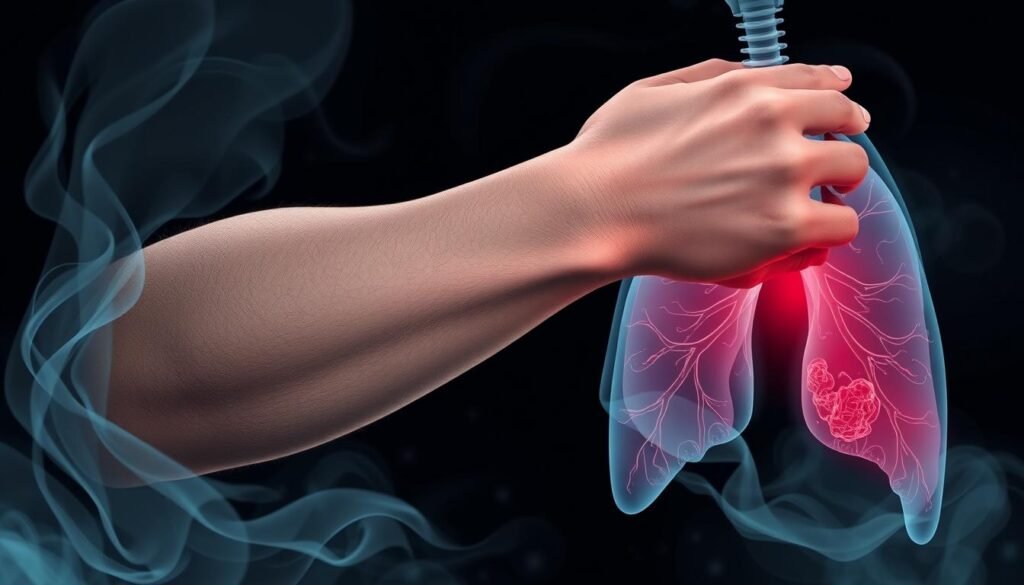 lung cancer arm pain