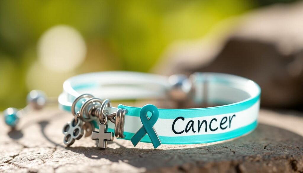 lung cancer awareness bracelet