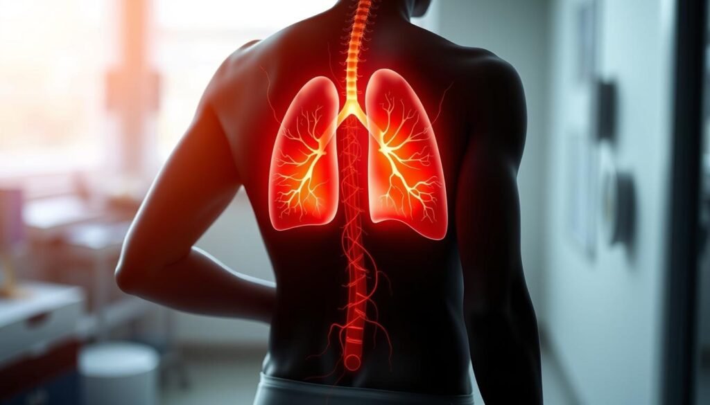 lung cancer back pain causes