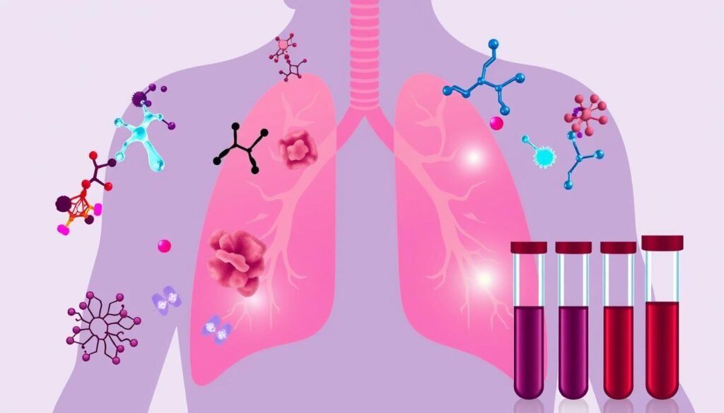 lung cancer blood markers