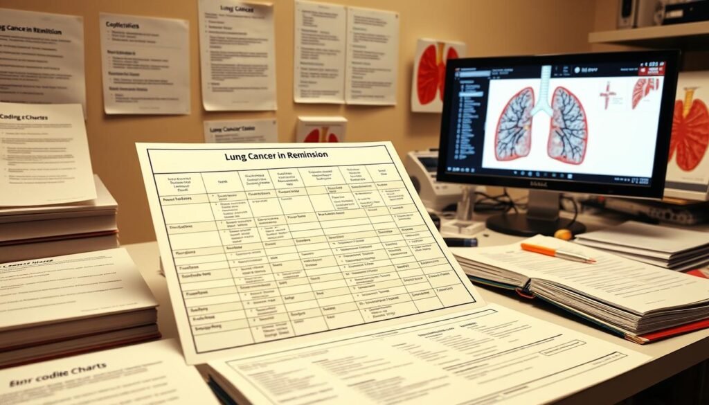 lung cancer coding guidance