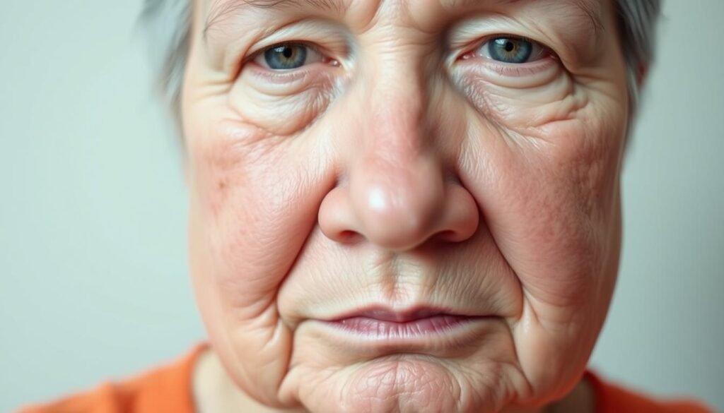 lung cancer facial edema