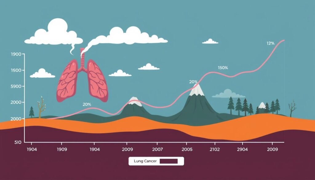 lung cancer historical trends